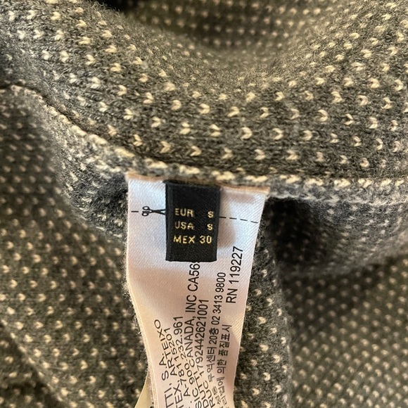 MOSSIMO DUTTI WOOL CAPE SIZE S - Picture 8 of 9